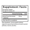 Nutrition Facts of the Adrenal Cortex Supplement