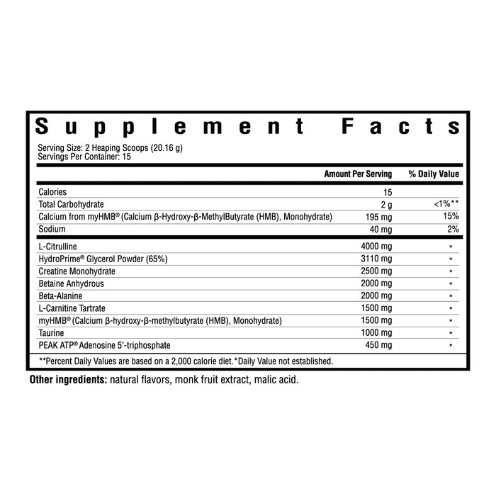 Pre-Workout Nutrients