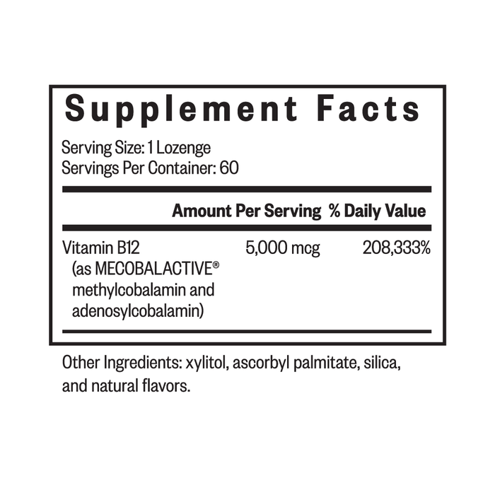 Methyl B12 5000 (formerly Active B12 5000)