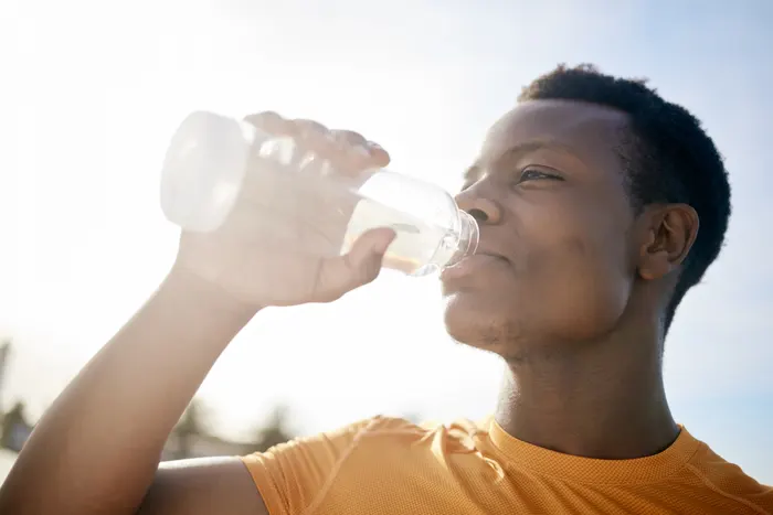 kid drinking water