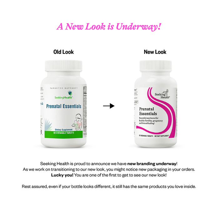 New look of the Prenatal Essentials