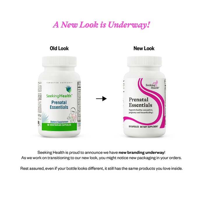 New look of the Prenatal Essentials